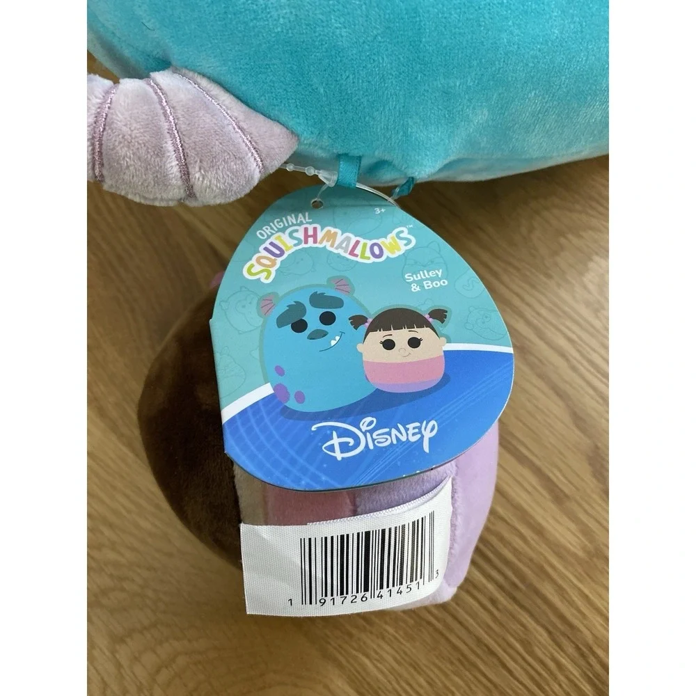 Squishmallows Disney Monsters Inc. Set 10 inch Sulley with Mini Boo Plush, NWT